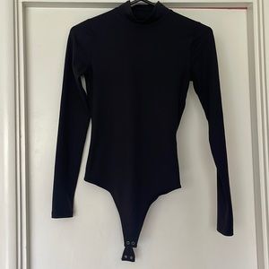 XS Abercrombie & Fitch turtle neck thong body suit